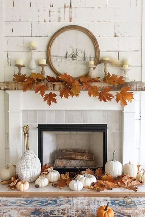 50 Amazing Fall Mantle Decor on a Budget 51 A Simple Nature Walk Collection