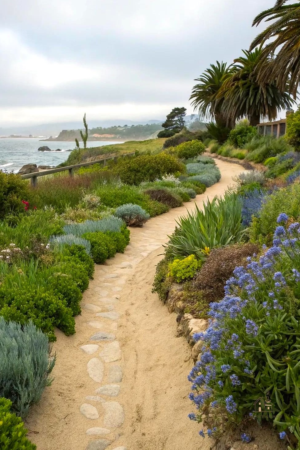 25 Simple Cheap Walkway Ideas Diy That Are Totally Doable 26 Simple Sand Path Bordered by Plants