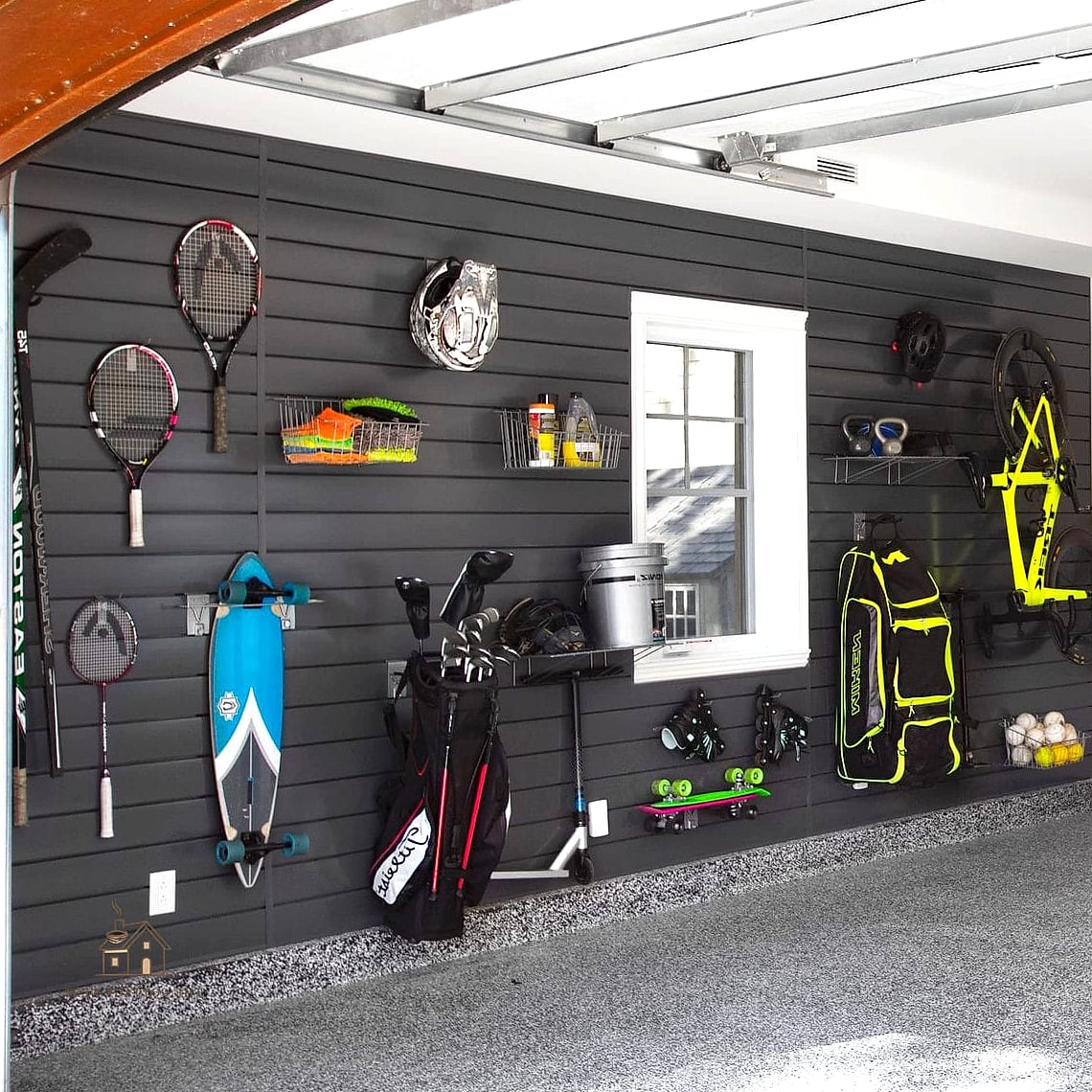 30 Amazing Budget Friendly Garage Organization And Storage Ideas on a Budget 8 Slatwall Panels
