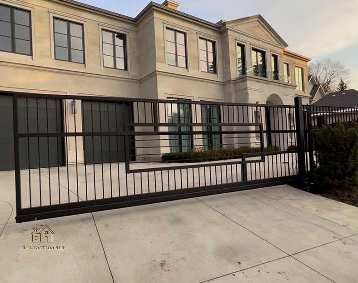 15 Creative Trendy Driveway Gate Ideas That Will Inspire You 5 Sliding Cantilever Gate