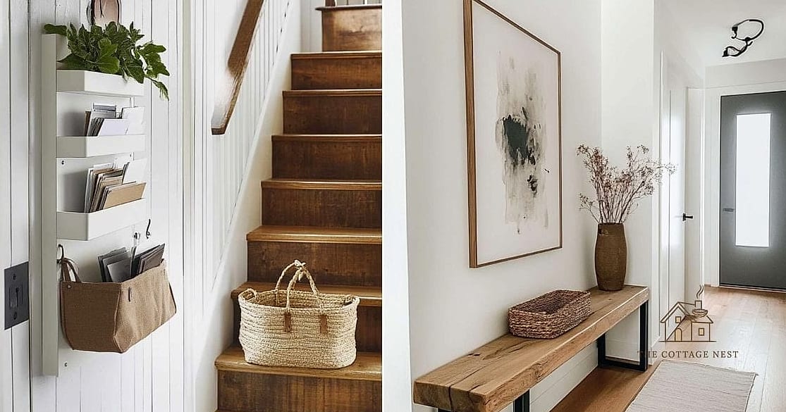 35 Creative Narrow Entryway Ideas That Will Inspire You 10 Slim Baskets for Shoes or Accessories