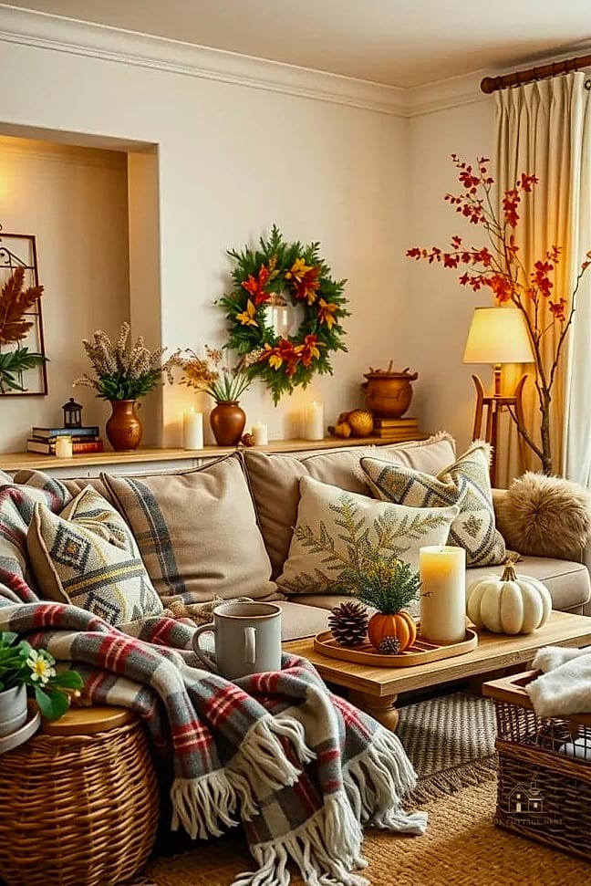 25 Stunning Fall Apartment Decor Ideas You'll Absolutely Love 20 A Small Herb or Plant Swap to Fall Varieties