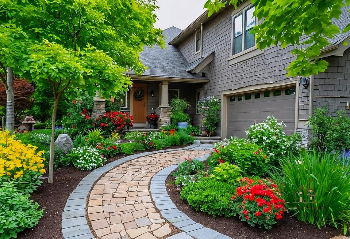 30 Amazing Front Yard Landscaping Ideas on a Budget 9 A Small Rock Garden