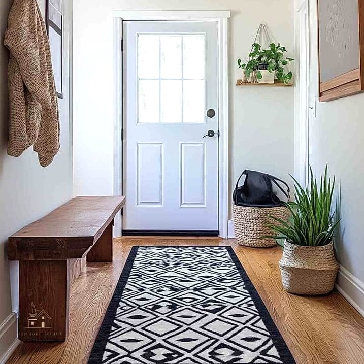 30 Clever Entryway Rug Ideas for Every Style 24 Small Space Rug for Apartment Entries