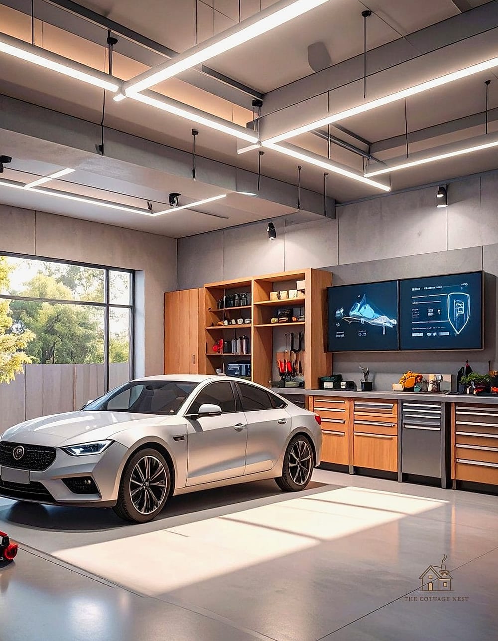 50 Clever Garage Man Cave Ideas for Every Style 50 Smart Garage Tech Hub