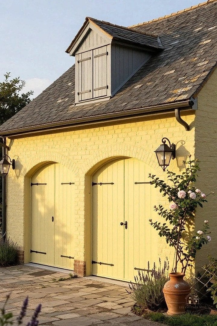 50 Amazing Garage Paint Colors Walls Ideas on a Budget 47 Soft Buttercream