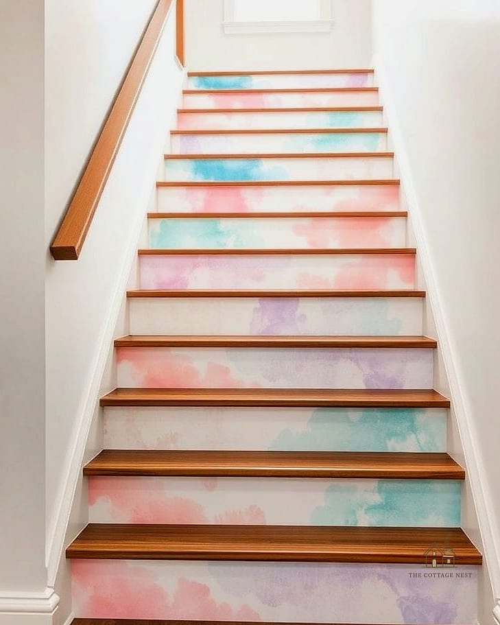 Soft Floral Wallpaper Risers