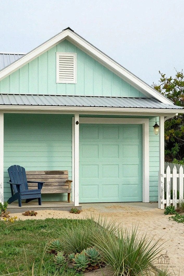 50 Amazing Garage Paint Colors Walls Ideas on a Budget 39 Soft Mint Green