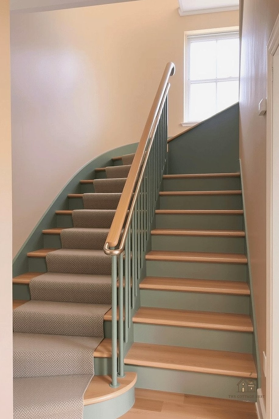 Soft Sage Green Steps