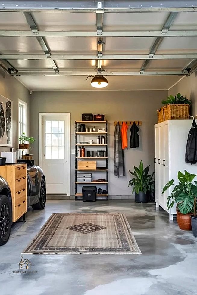 45 Chic Garage Painting Ideas for a Beautiful Home 2 Soft Warm Gray Walls