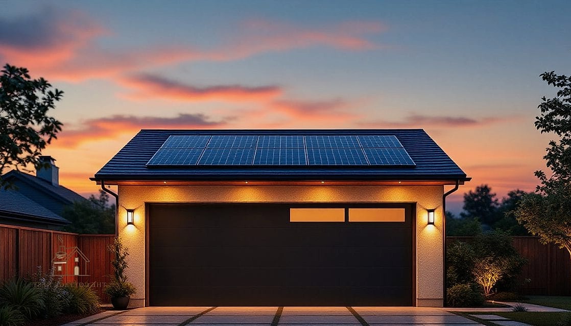 45 Stunning Garage Lighting Ideas You'll Absolutely Love 8 Solar-Powered Garage Lights