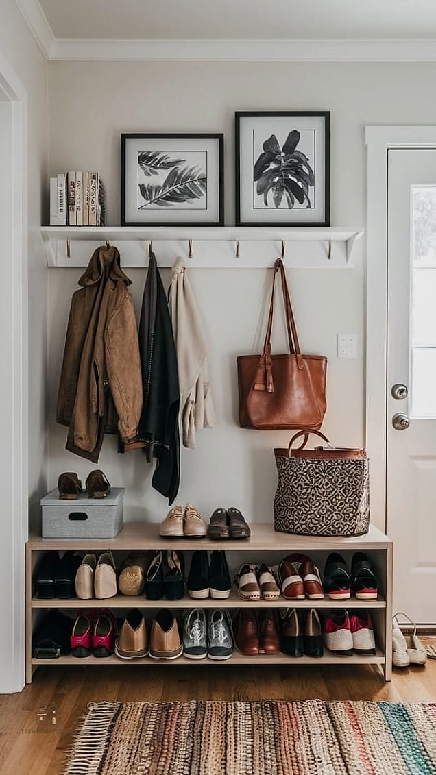 40 Amazing Small Entryway Shoe Storage Ideas on a Budget 5 Stackable Shoe Cubes