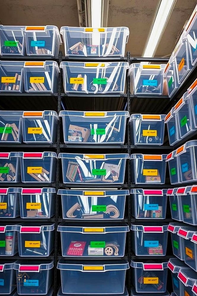 30 Amazing Budget Friendly Garage Organization And Storage Ideas on a Budget 16 Stackable Storage Bins