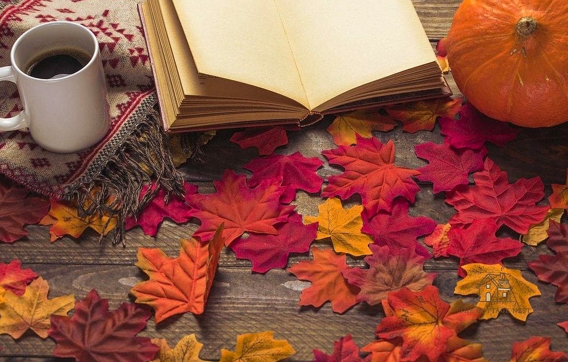 A Stack of Books with a Seasonal Twist