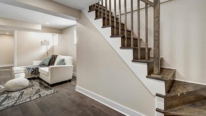 20 Cozy Basement Stairs Ideas Worth Pinning 13 Stair Nosing in a Contrasting Color