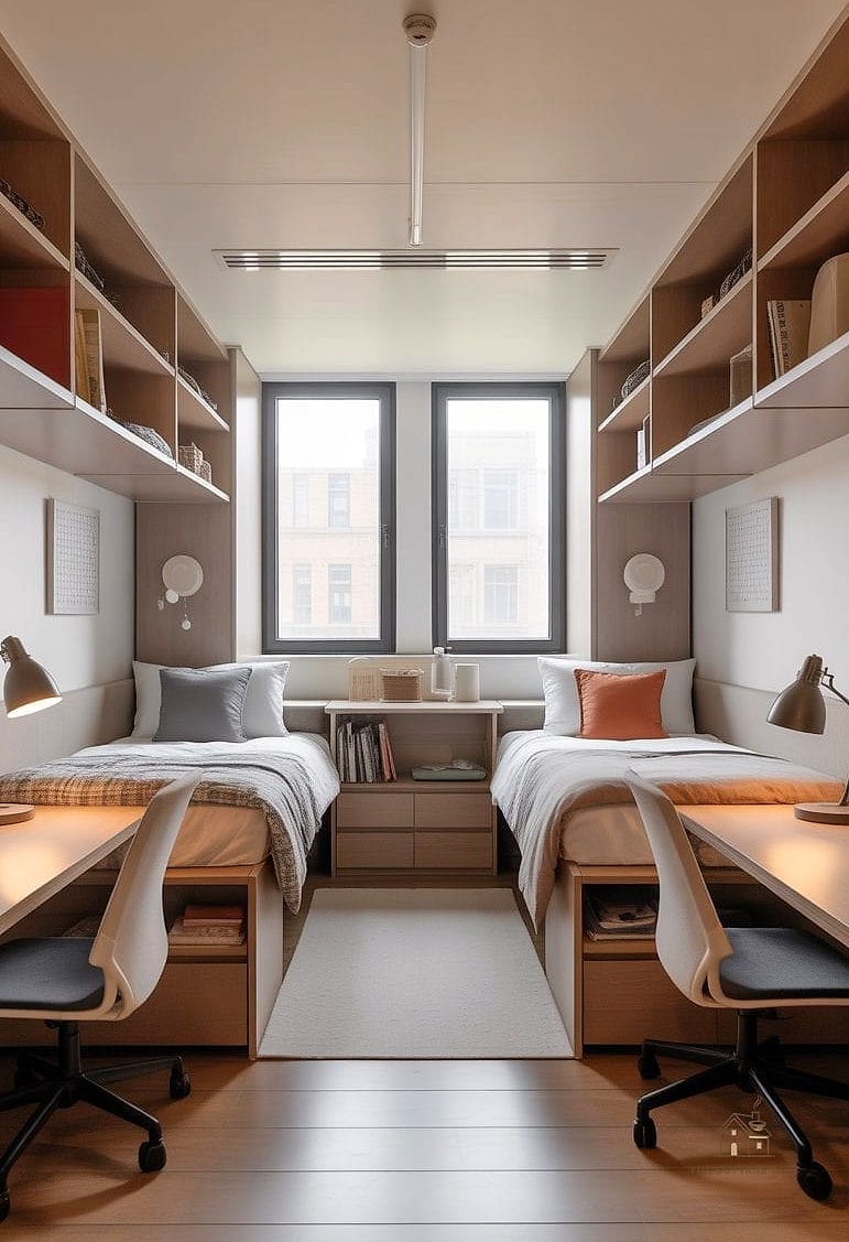 50 Amazing College Dorm Room Ideas For Guys on a Budget 43 Statement Area Lighting