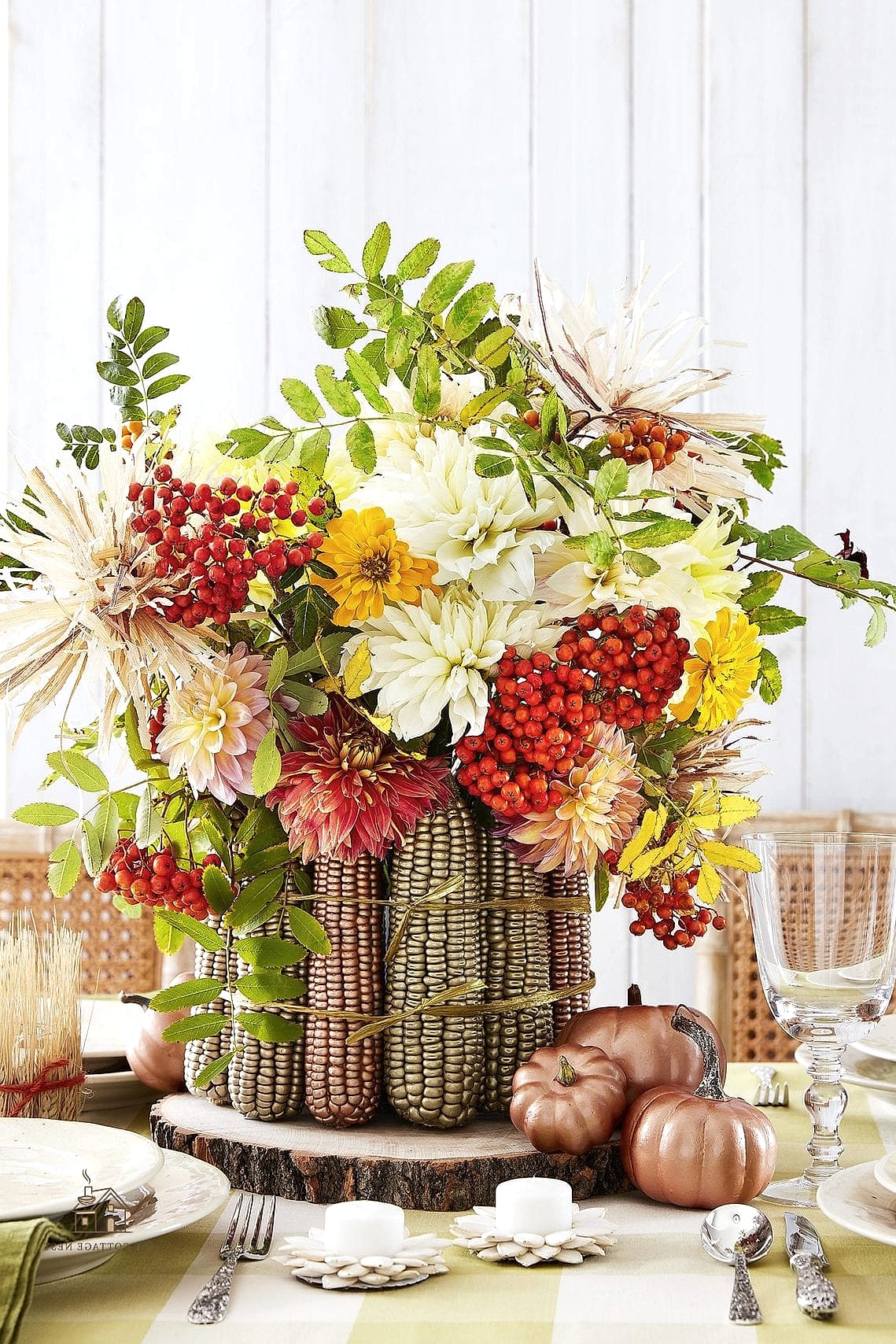 20 Clever Fall Decor Ideas For The Home for Every Style 11 A Statement Fall Centerpiece