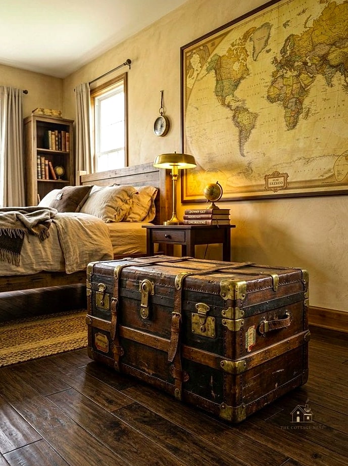 Steamer Trunk as Storage