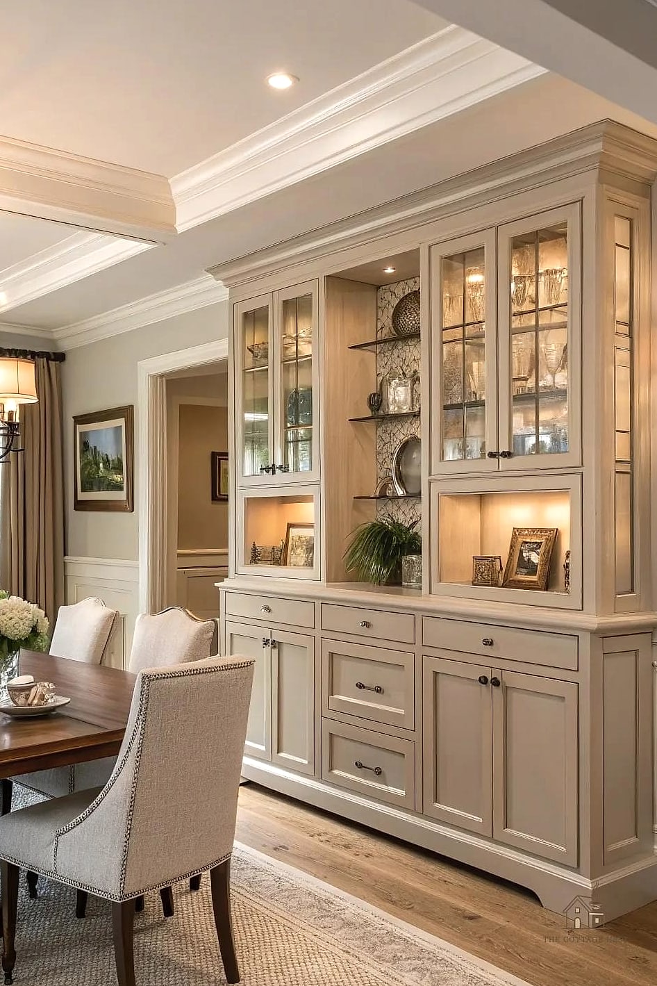50 Amazing Dining Room Built In Ideas on a Budget 43 Stock Cabinet Island Converted to Buffet