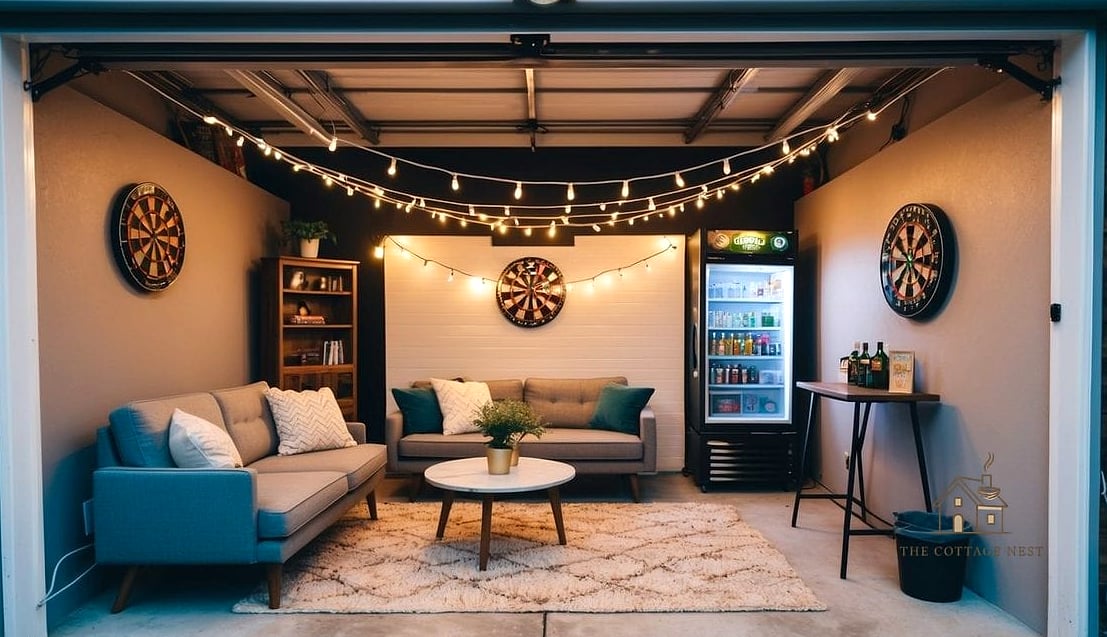 String Lights and Lanterns Overhead