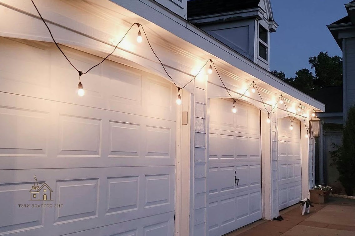 45 Stunning Garage Lighting Ideas You'll Absolutely Love 15 String Lights for Ambiance