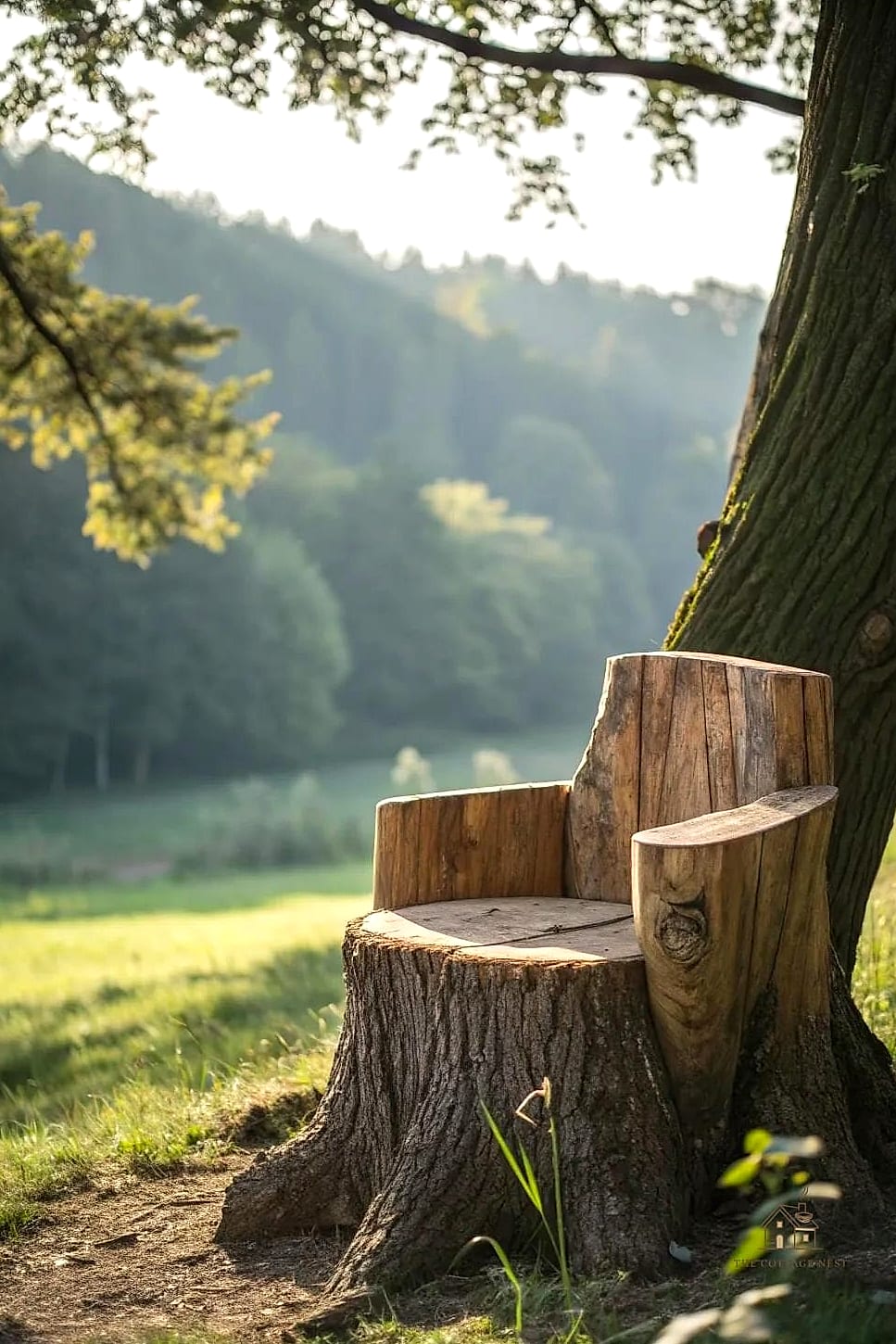 Stump Side Tables for the Patio
