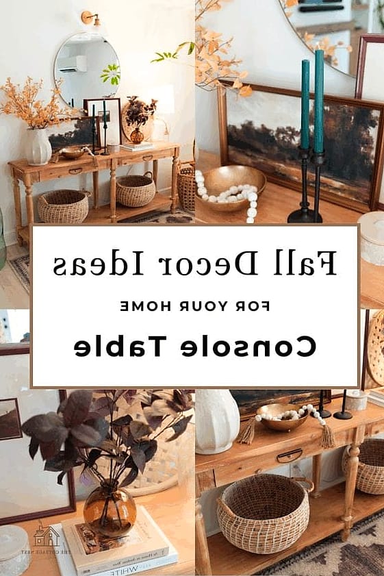 Style a Console Table Behind the Sofa
