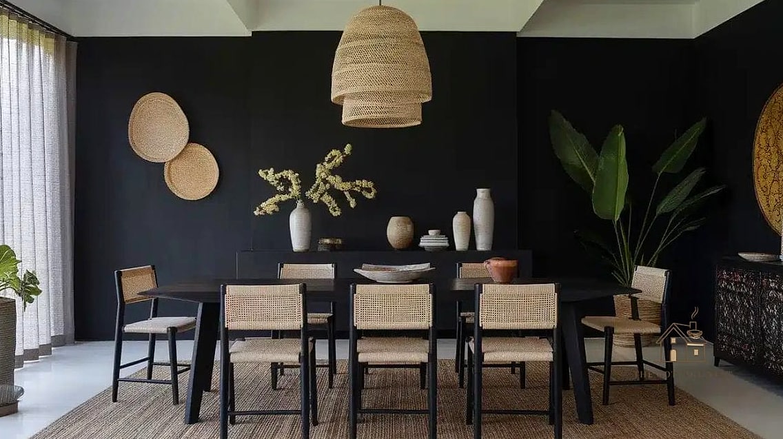 15 Stunning Black Dining Table Decor Ideas You'll Absolutely Love 6 Style with a Mix of Ceramic Vases