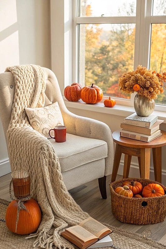 Style a Reading Nook with a Cozy Chair