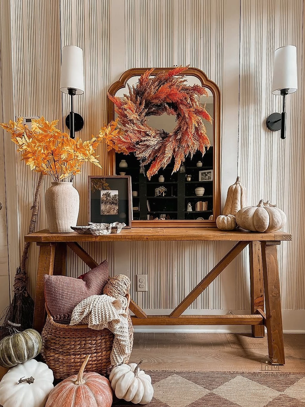 Style Your TV Console with Fall Accents