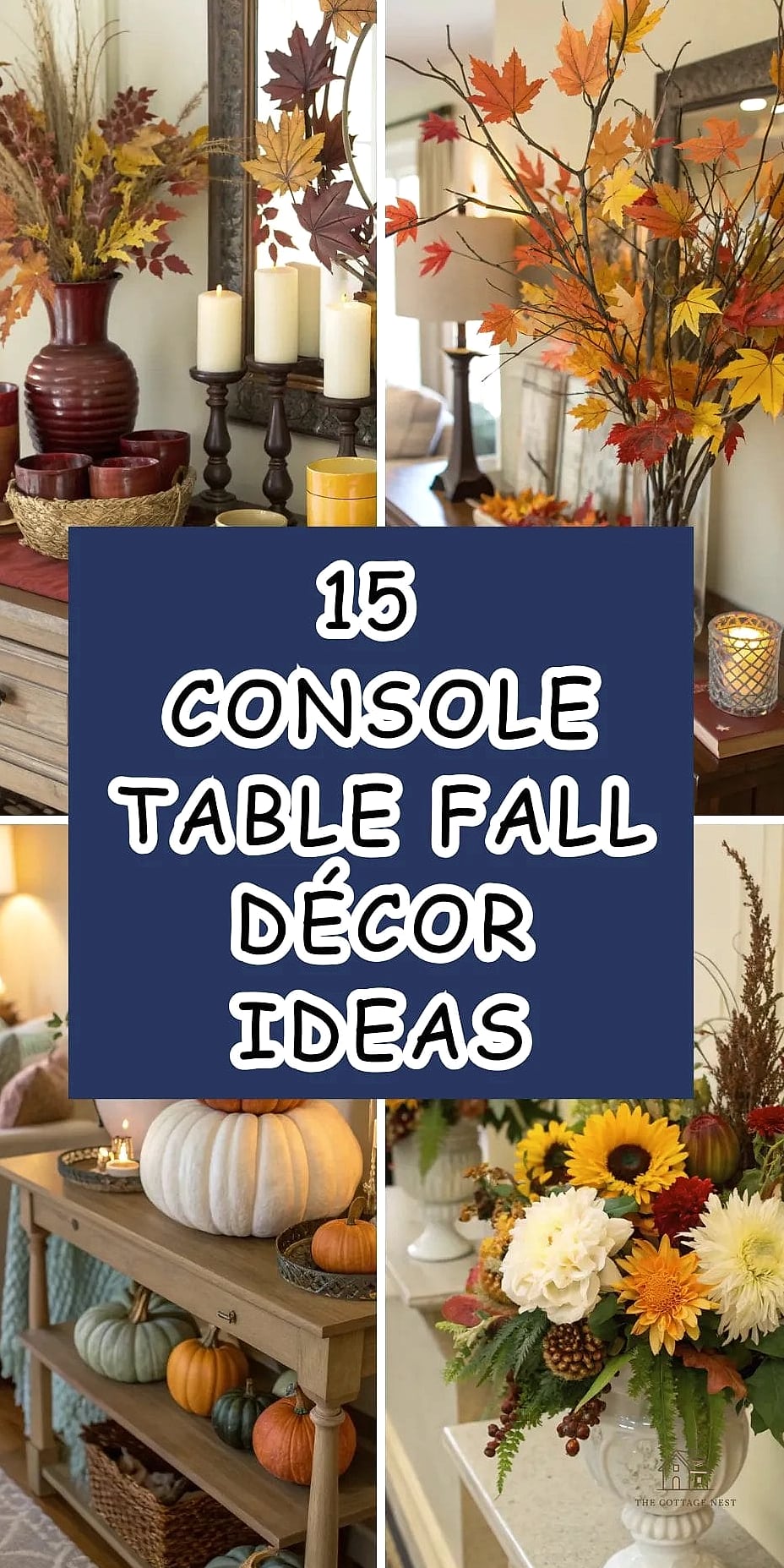 35 Creative Fall Living Room Decor That Will Inspire You 23 Style Your TV Console with Layered Decor