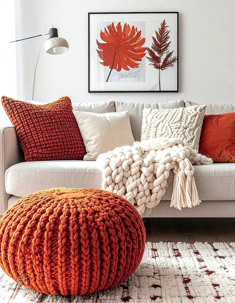 Swap in a Chunky Knit Throw