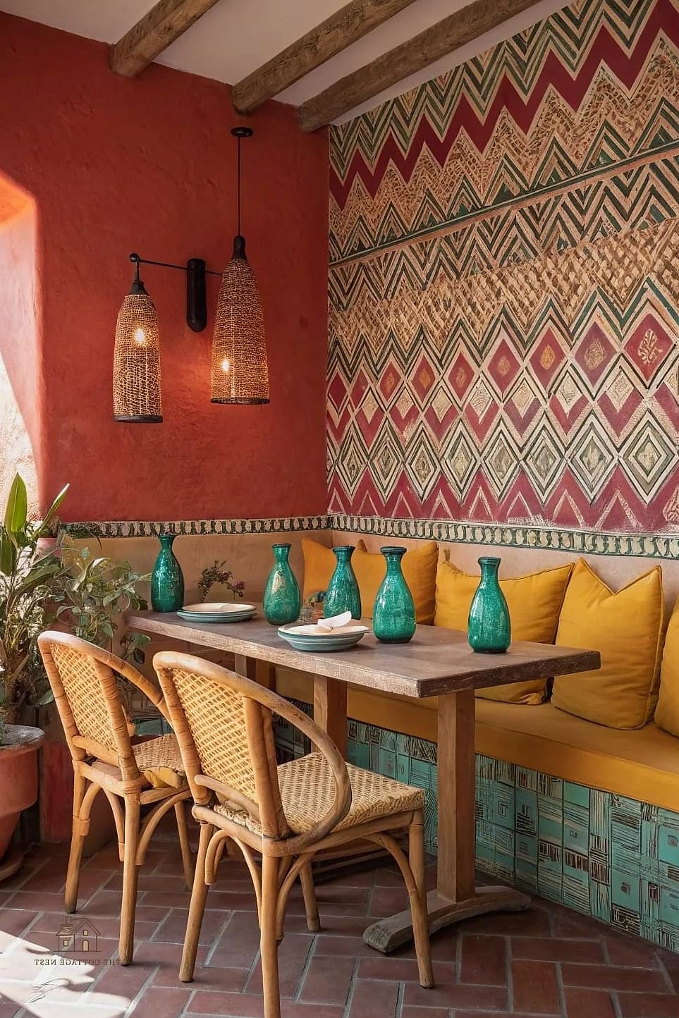 40 Cozy Boho Dining Room Decor Ideas Worth Pinning 12 Terracotta Accents