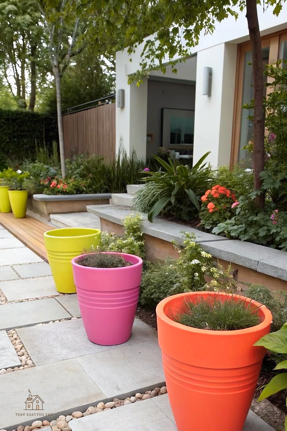 40 Cozy Modern Garden Ideas Worth Pinning 17 Terracotta Pots in Warm Clusters