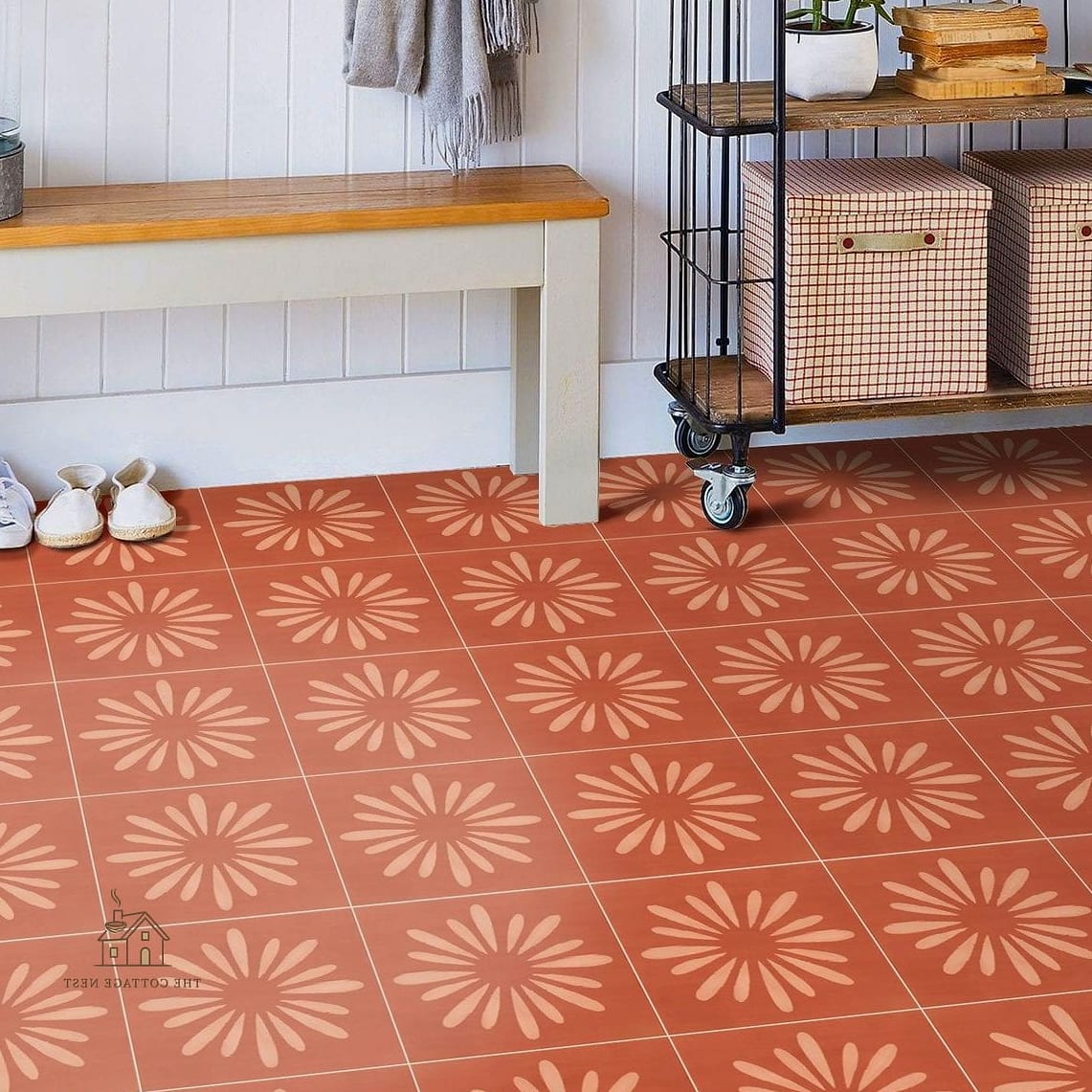 45 Brilliant Boho Garden Ideas to Copy Right Now 11 Terracotta Tile Pathways