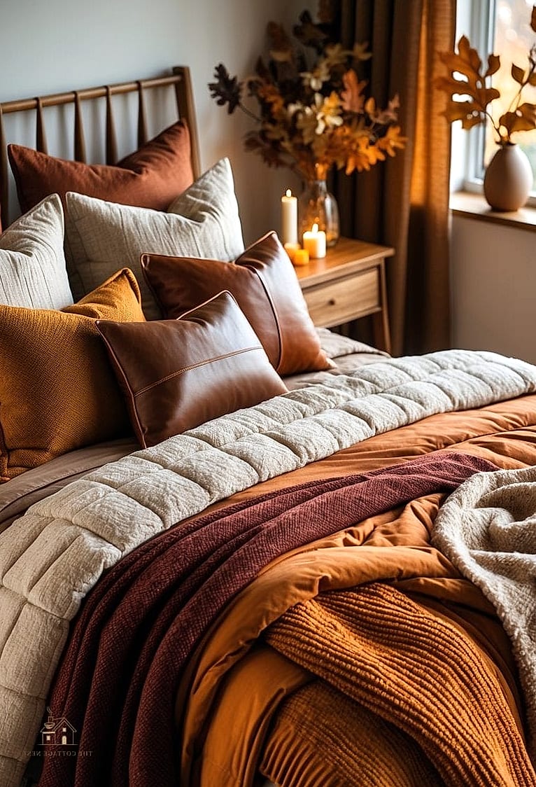 35 Stunning Fall Bedding You'll Absolutely Love 19 Textured Boucle Throw Blankets