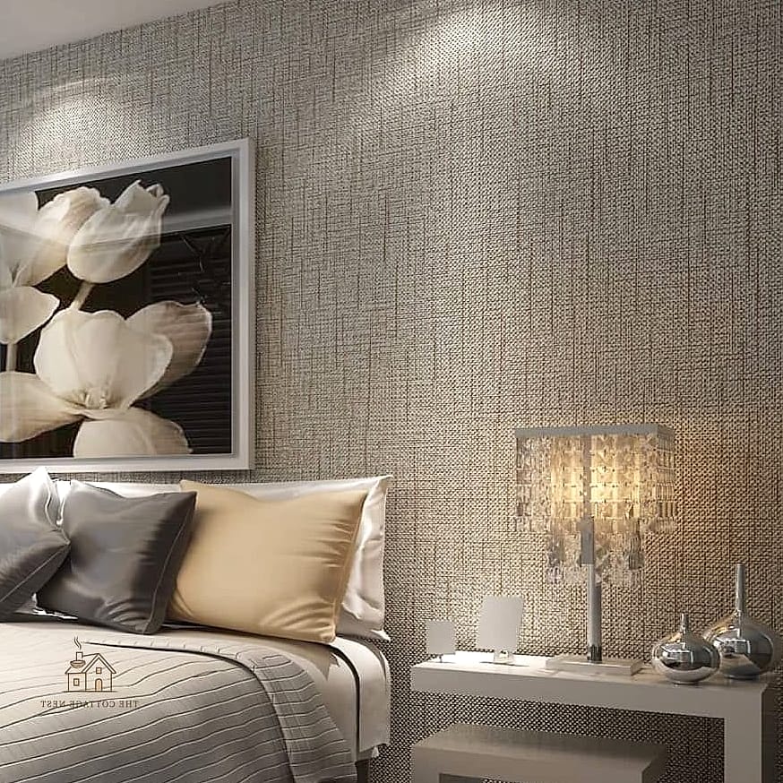 25 Stunning Bedroom Wallpaper Ideas You'll Absolutely Love 21 Textured Faux Leather Wallpaper