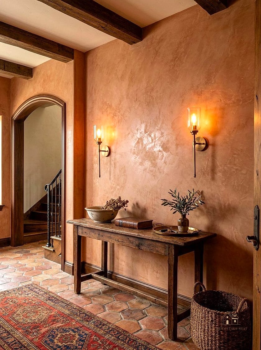 35 Stunning Entryway Accent Wall Ideas You'll Absolutely Love 5 Textured Plaster Finish
