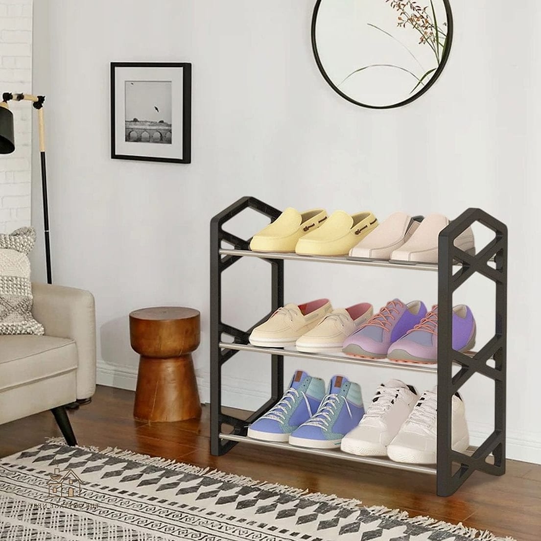 40 Amazing Small Entryway Shoe Storage Ideas on a Budget 15 Tiered Shoe Rack Trays
