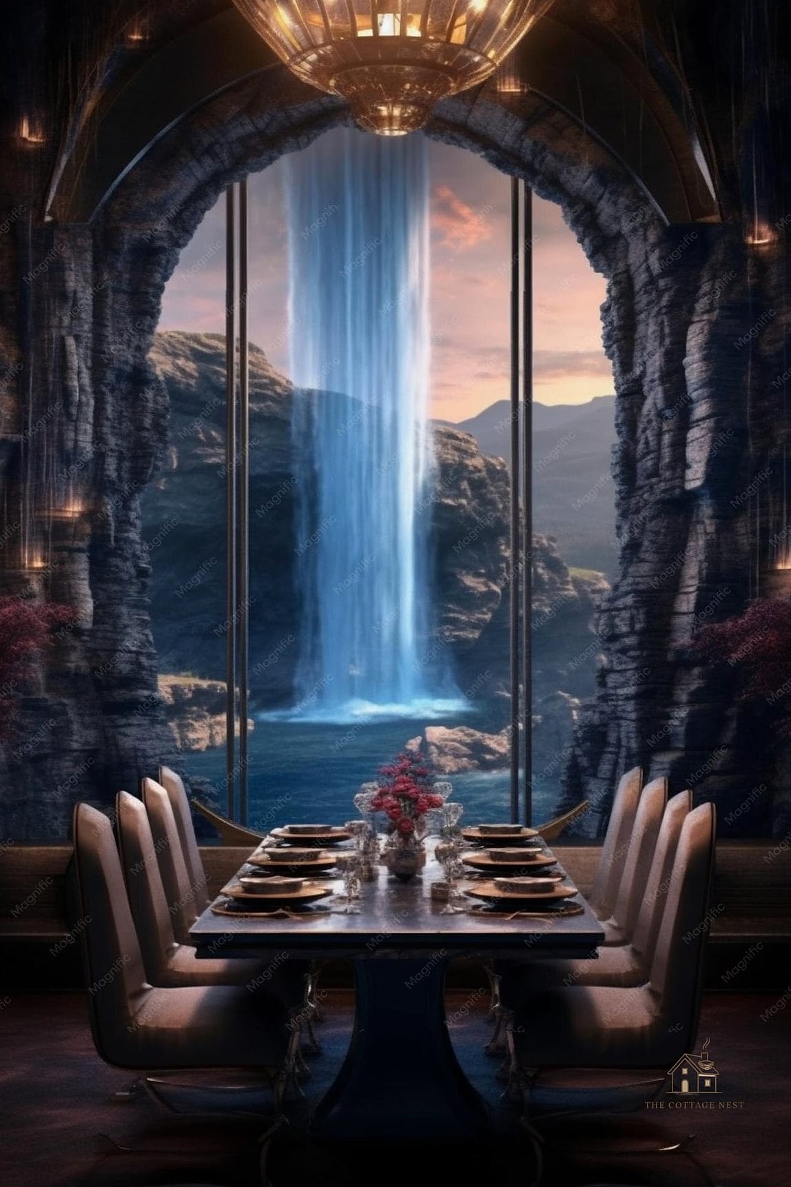25 Creative Dining Room Chandelier Ideas That Will Inspire You 11 Tiered Waterfall Chandelier