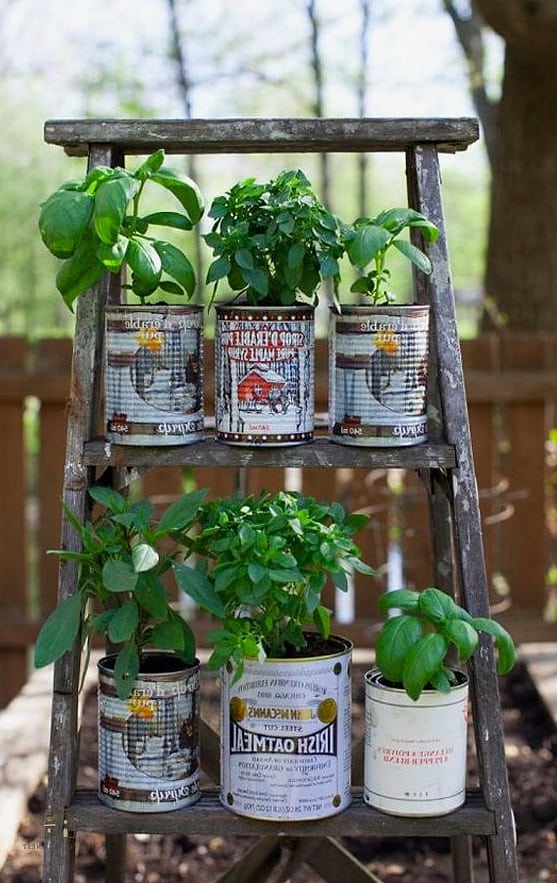 50 Clever Junk Garden Ideas Repurposed for Every Style 28 Tin Can Wall Planters