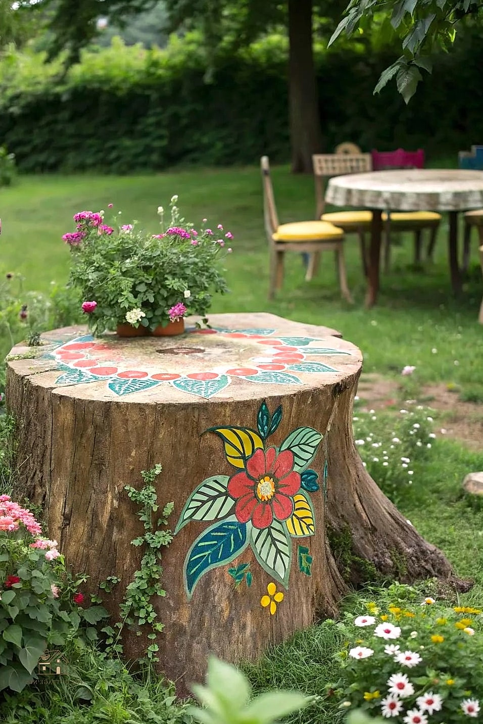 45 Creative Tree Stump Ideas Outdoor That Will Inspire You 2 Turn It Into a Rustic Side Table