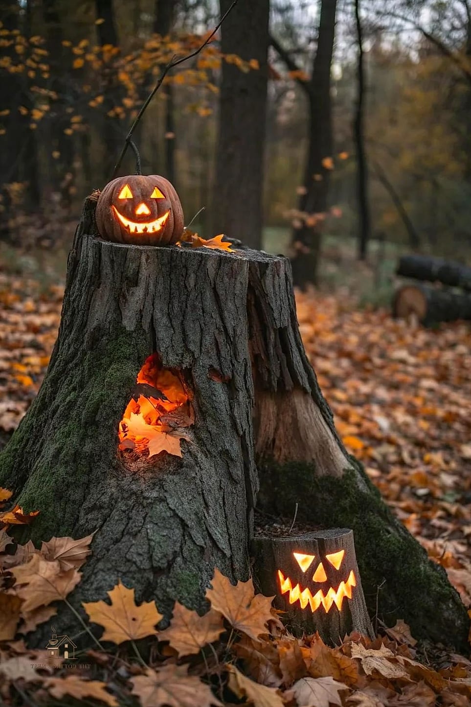 45 Creative Tree Stump Ideas Outdoor That Will Inspire You 46 Turn It Into a Halloween or Fall Decor Anchor