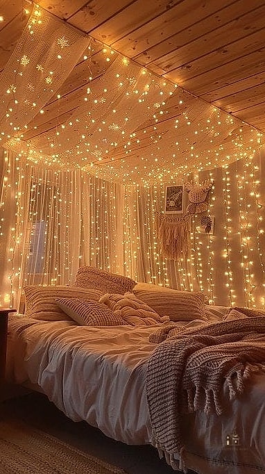 40 Cozy Large Fairy Garden Ideas Worth Pinning 11 A Twinkle-Light Fairy Garden for Evening Charm