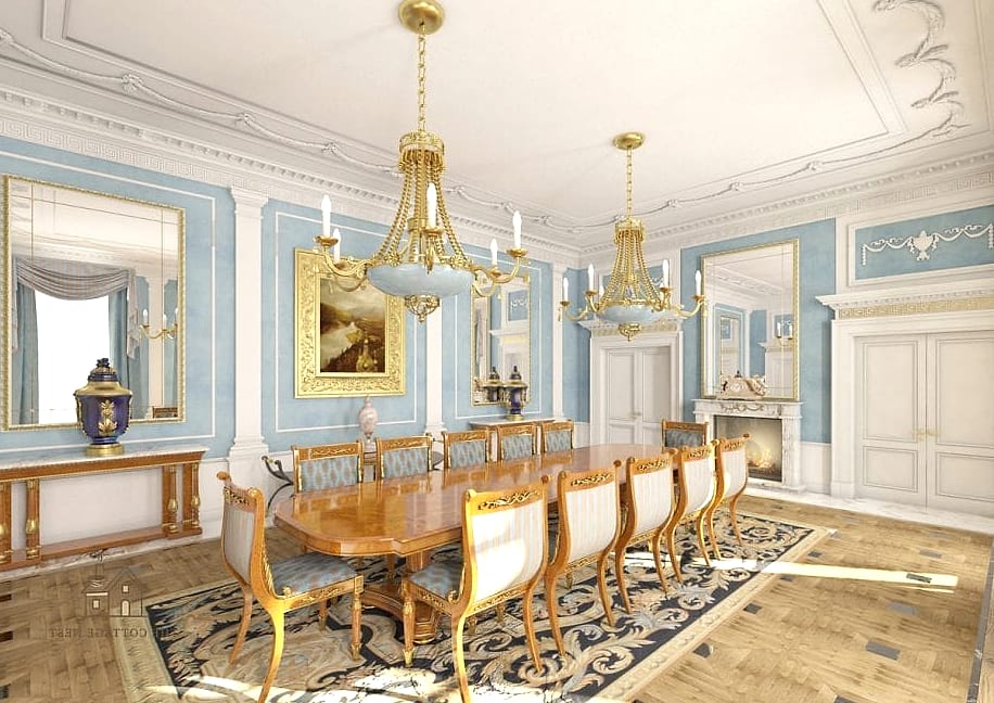 25 Creative Dining Room Chandelier Ideas That Will Inspire You 22 Two-Tier Empire Chandelier