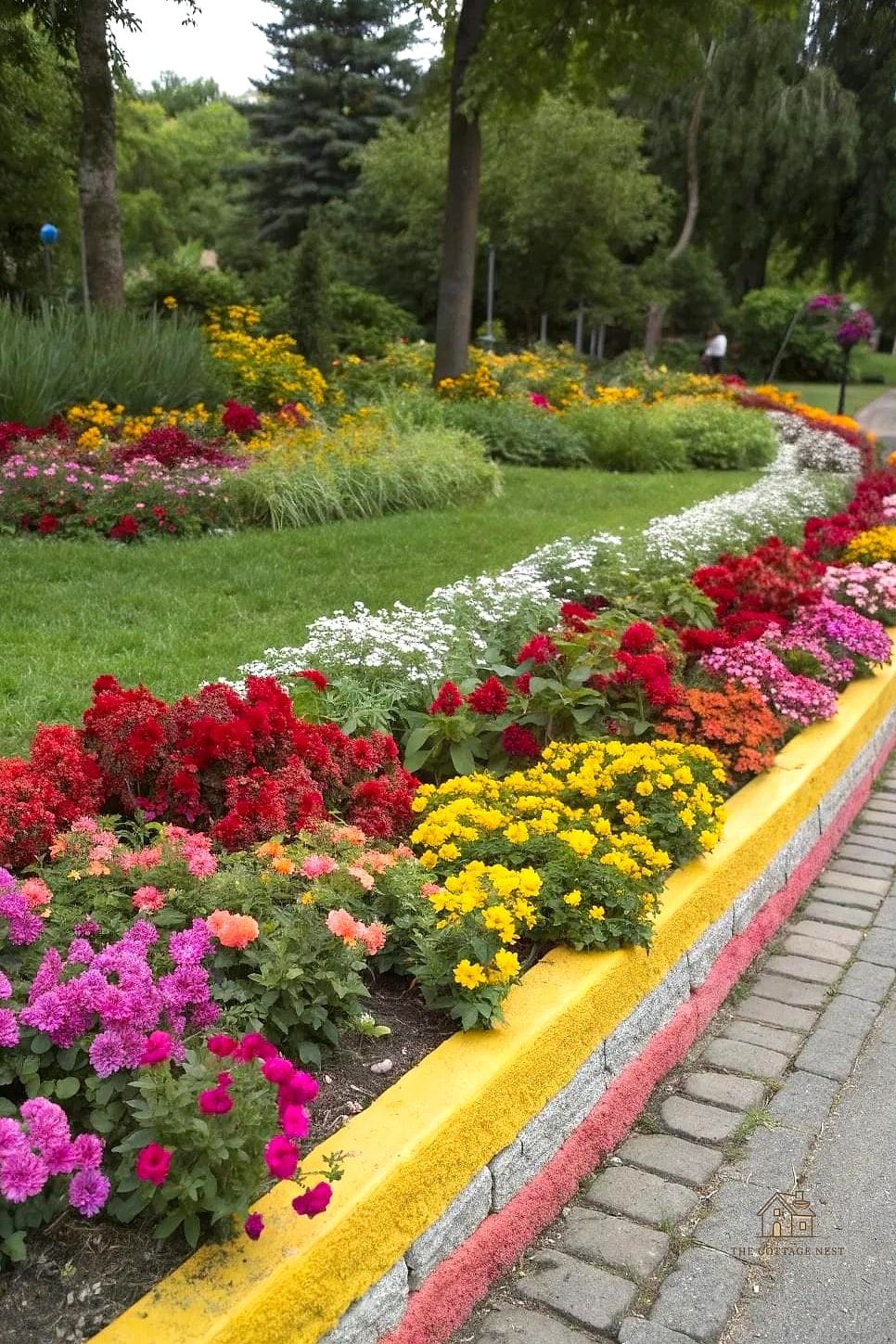 Two-Tone Color Block Bed
