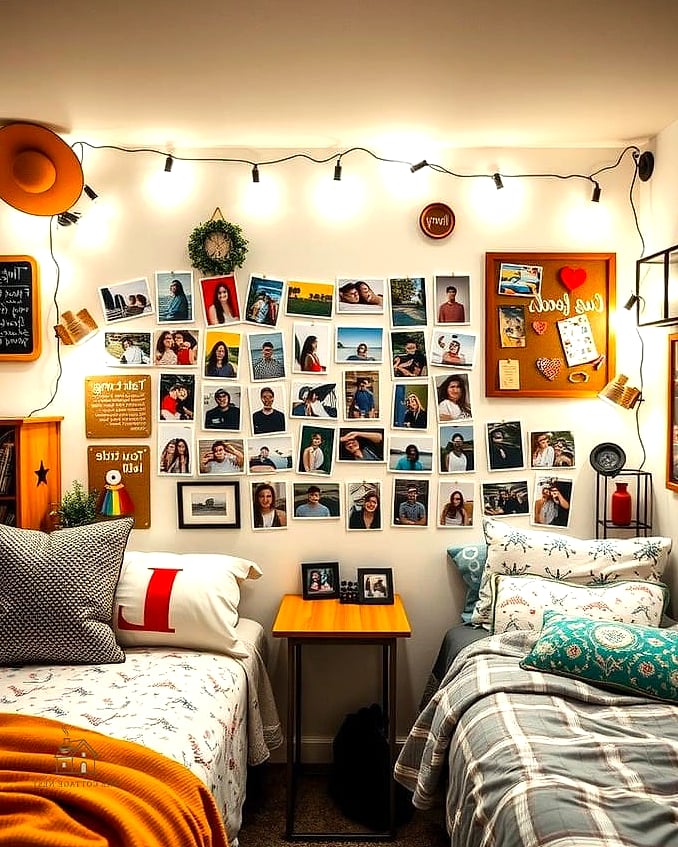35 Brilliant Dorm Room Wall Decor to Copy Right Now 28 Typography Wall Art