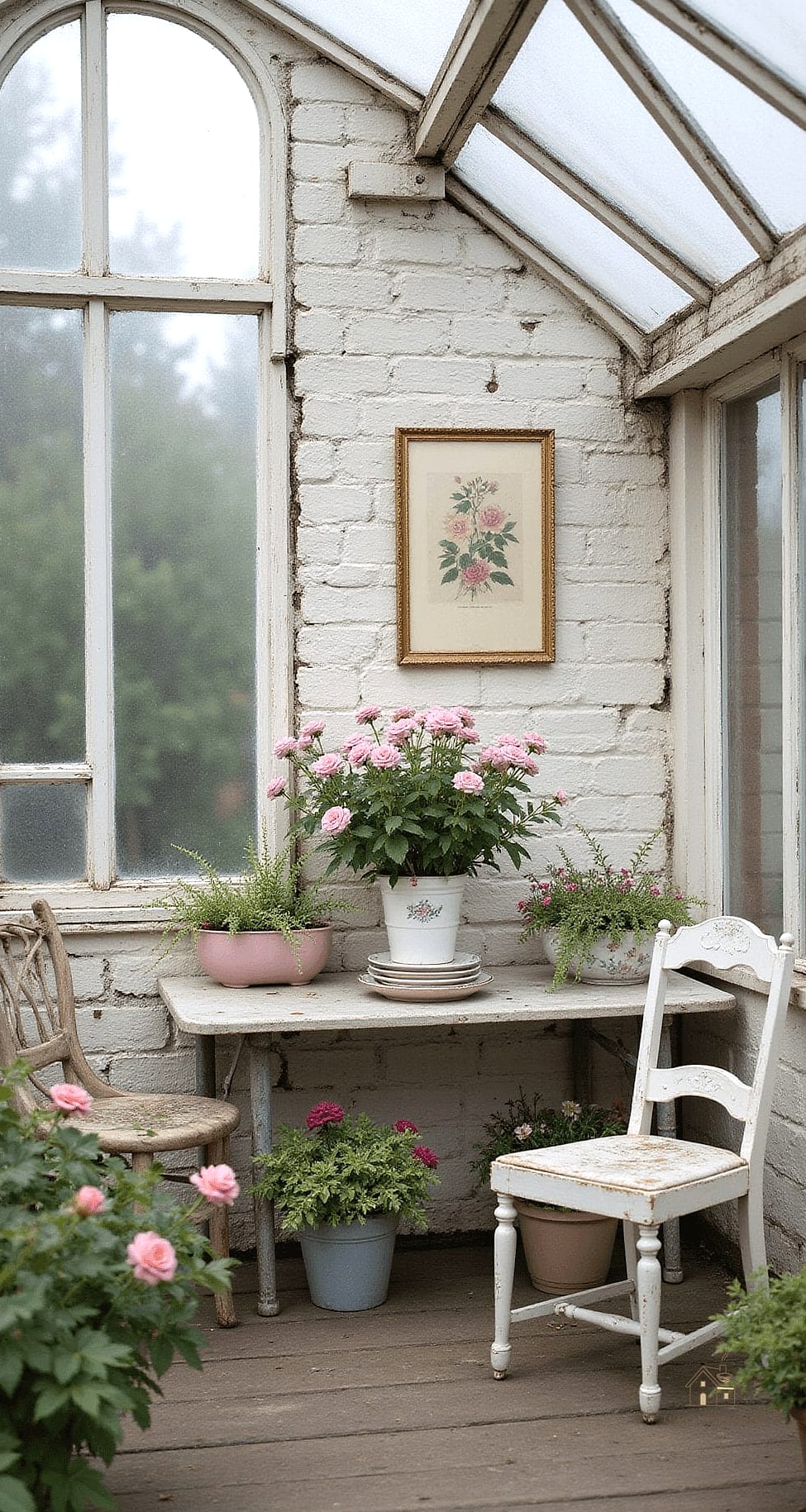 35 Brilliant Cottage Garden Ideas to Copy Right Now 14 Use Mismatched Vintage Containers