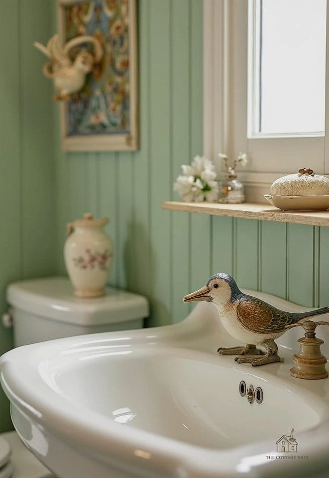 20 Clever Vintage Bird Cage Decor Ideas for Every Style 15 Use It to Organize Bathroom Essentials