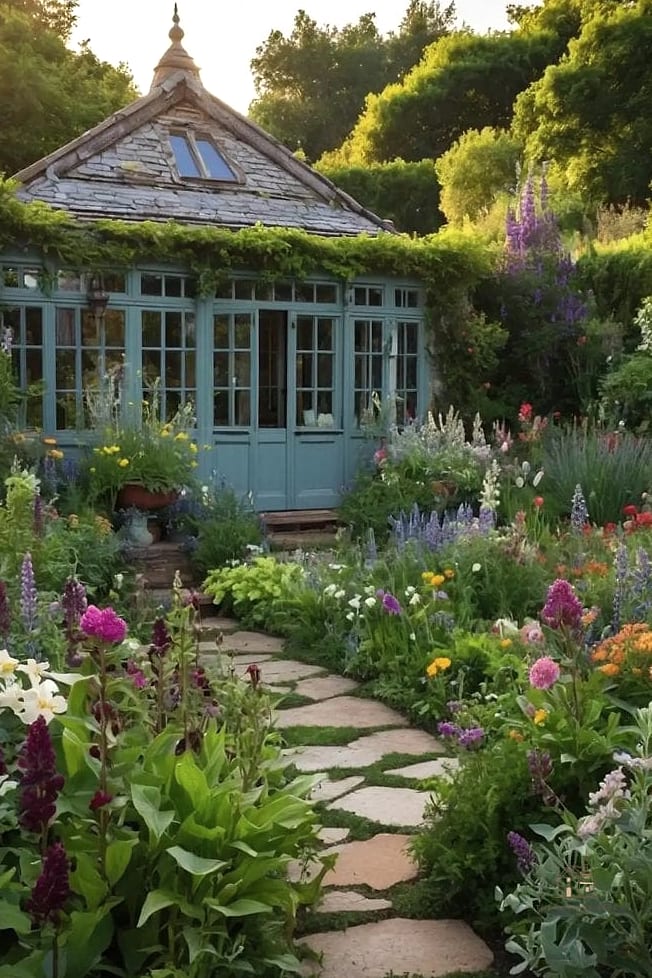 35 Brilliant Cottage Garden Ideas to Copy Right Now 31 Use Repeating Plant Groups for Cohesion